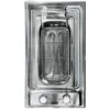 DeLonghi De Longhi FRI 13/2 Linea Domino Friggitrice Elettrica Da Incasso 30 Cm Acciaio Inox