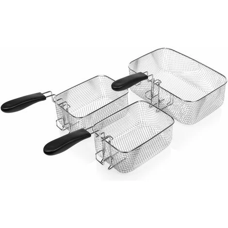 Princess 185000 Friggitrice Capacita' 5 Litri Potenza 3270 W Zona Fredda 3 Cestini Struttura In Acciaio Inox 4 Princess 185000 Friggitrice Capacita' 5 Litri Potenza 3270 W Zona Fredda 3 Cestini Struttura In Acciaio Inox - immagine 4