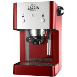 Gaggia RI8425/22 Macchina Da Caffè Manuale Gran Gaggia Deluxe Rossa