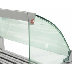 Vertes Macchina Cuoci Hot Dog Maker Salsiccia (9 Rulli, 1800 Watt, Temperatura 50-250°C, 2 Zone Di Riscaldamento, Copertura In Vetro Temprato, Acciaio Inox) -Piccoli Elettrodomestici Negozio 59803131 5