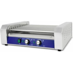 Vertes Macchina Cuoci Hot Dog Maker Salsiccia (11 Rulli, 2200 Watt, Temperatura 50-250°C, 2 Zone Di Riscaldamento, Copertura In Vetro Temprato, Acciaio Inox) -Piccoli Elettrodomestici Negozio 59803137 3