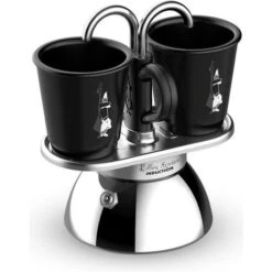 Bialetti Mini Express Induction Caffettiera Alluminio/Nero 2 Tazze -Piccoli Elettrodomestici Negozio 60626271 5