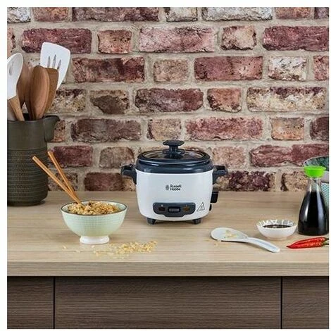 Russell Hobbs Collection Mini Cuociriso 3 Porzioni 200W 0,7 Litri Bianco 3 Russell Hobbs Collection Mini Cuociriso 3 Porzioni 200W 0,7 Litri Bianco - immagine 3