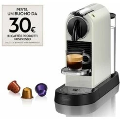 DeLonghi Citiz Macchina Per Caffe' Automatica Con Capsule 1Lt Bianco -Piccoli Elettrodomestici Negozio 60627829 3
