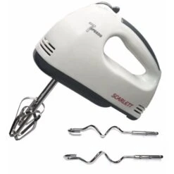 Trade Shop - Sbattitore Elettrico Frullatore Frusta Impastatore 4 Fruste 7 Velocita' He-133
