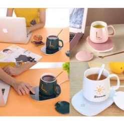 Scalda Tazza Sottobicchiere Elettrico Termostato Te' Caffe' Latte Casa Ufficio -Piccoli Elettrodomestici Negozio 61225516 4