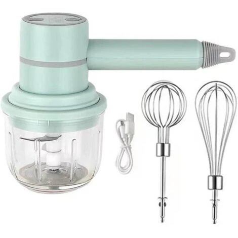 Trade Shop - Set Frullatore A Immersione In Acciaio Inox Portatile Per Preparazione Alimenti 1 Trade Shop - Set Frullatore A Immersione In Acciaio Inox Portatile Per Preparazione Alimenti