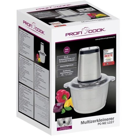Profi Cook PC-MZ 1227 Multi Lama 500 W Acciaio Inox 4 Profi Cook PC-MZ 1227 Multi Lama 500 W Acciaio Inox - immagine 4
