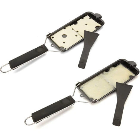 Raclette Formaggio Fuso Con Spatola Padella Per Formaggi Portatile Antiaderente 3 Raclette Formaggio Fuso Con Spatola Padella Per Formaggi Portatile Antiaderente - immagine 3