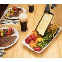 Raclette Formaggio Fuso Con Spatola Padella Per Formaggi Portatile Antiaderente 8 Raclette Formaggio Fuso Con Spatola Padella Per Formaggi Portatile Antiaderente -Piccoli Elettrodomestici Negozio 63724881 4