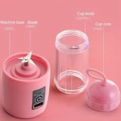 MINI FRULLATORE PORTATILE DA VIAGGIO SUCCO DI FRUTTA MIXER FRULLATI 1500 MAh -Piccoli Elettrodomestici Negozio 64003350 4