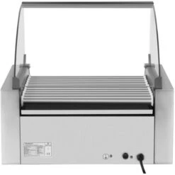 Cuoci Hot Dog Macchina Professionale Acciaio Inox Vetro Temperato 11 Rulli 2600W -Piccoli Elettrodomestici Negozio 65341105 3