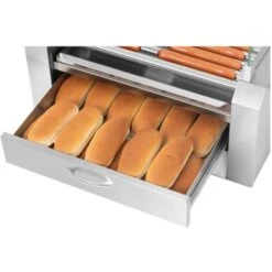 Cuoci Hot Dog Macchina Professionale Acciaio Inox Vetro Temperato 11 Rulli 2600W -Piccoli Elettrodomestici Negozio 65341105 4