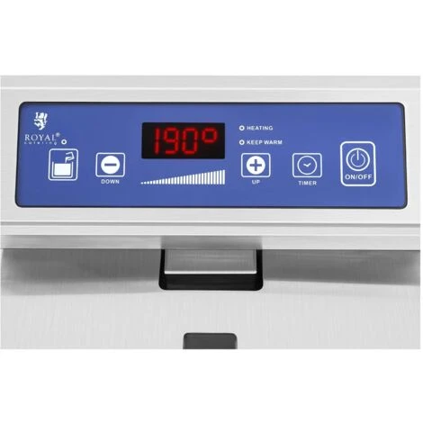 Friggitrice A Induzione 2 Vasche Da 10 Litri Con Timer E Rubinetto Di Scarico 2 Friggitrice A Induzione 2 Vasche Da 10 Litri Con Timer E Rubinetto Di Scarico - immagine 2