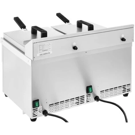 Friggitrice A Induzione 2 Vasche Da 10 Litri Con Timer E Rubinetto Di Scarico 5 Friggitrice A Induzione 2 Vasche Da 10 Litri Con Timer E Rubinetto Di Scarico - immagine 5