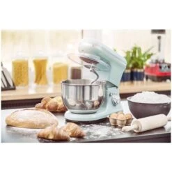 Robot Da Cucina Impastatrice Planetaria Macchina Multifunzione 1.200 W 5 L Blu -Piccoli Elettrodomestici Negozio 65341551 4