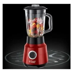 Russell Hobbs Desire Frullatore, 650 W, 1.5 L, Vetro, 2 Velocita', Rosso