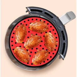 Fodere Per Friggitrice Ad Aria Antiaderenti, Tappetini Per Friggitrice Ad Aria In Silicone Riutilizzabili Rotondi Per Friggitrice Ad Aria, Cestello Per Cottura A Vapore 7 Fodere Per Friggitrice Ad Aria Antiaderenti, Tappetini Per Friggitrice Ad Aria In Silicone Riutilizzabili Rotondi Per Friggitrice Ad Aria, Cestello Per Cottura A Vapore -Piccoli Elettrodomestici Negozio 67411029 3
