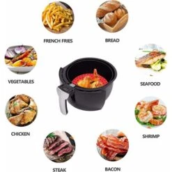 Fodere Per Friggitrice Ad Aria Antiaderenti, Tappetini Per Friggitrice Ad Aria In Silicone Riutilizzabili Rotondi Per Friggitrice Ad Aria, Cestello Per Cottura A Vapore 9 Fodere Per Friggitrice Ad Aria Antiaderenti, Tappetini Per Friggitrice Ad Aria In Silicone Riutilizzabili Rotondi Per Friggitrice Ad Aria, Cestello Per Cottura A Vapore -Piccoli Elettrodomestici Negozio 67411029 5