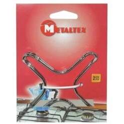 METALTEX 2 SUPPORTI PER BAGNO MARIA CROMATI. SORSBM