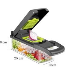 Mandolina Affettaverdure 7 Lame Affettatutto Manuale Taglio Regolabile -Piccoli Elettrodomestici Negozio 68412101 4