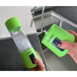 Mini Frullatore USB Portatile - Mini Frullatore Da Cucina Multifunzionale, Frullatore Per Frullati Di Frutta E Verdura Con Custodia Per Il Trasporto. 400 Ml, 6 Lame In Acciaio Inox 6 Mini Frullatore USB Portatile - Mini Frullatore Da Cucina Multifunzionale, Frullatore Per Frullati Di Frutta E Verdura Con Custodia Per Il Trasporto. 400 Ml, 6 Lame In Acciaio Inox -Piccoli Elettrodomestici Negozio 69717403 3