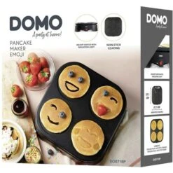 DOMO PANCAKE MAKER EMOJI Pancake-Maker Rivestimento Antiaderente Nero 9 DOMO PANCAKE MAKER EMOJI Pancake-Maker Rivestimento Antiaderente Nero -Piccoli Elettrodomestici Negozio 69767557 5