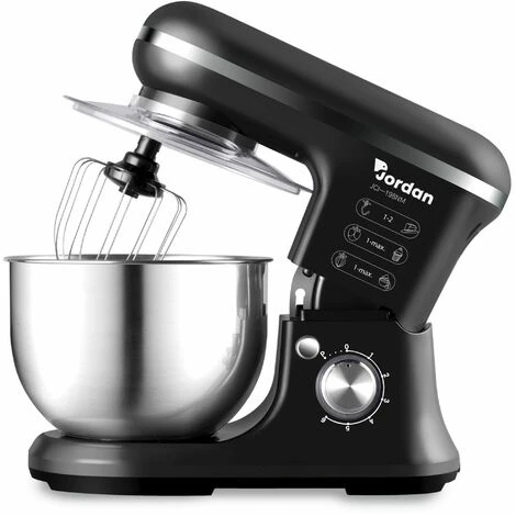 Jordan Impastatrice Planetaria 1700W, Capienza 6,5 Litri JCI-198NM , 6 Velocità + Pulse, 3 Accessori Inclusi 1 Jordan Impastatrice Planetaria 1700W, Capienza 6,5 Litri JCI-198NM , 6 Velocità + Pulse, 3 Accessori Inclusi