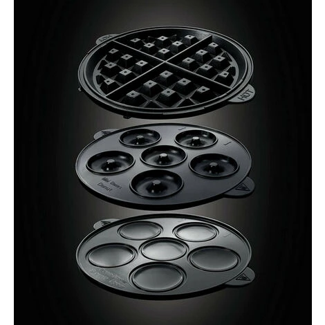 Piastra Per Cialde 3in1 900w Nera / Rossa - 24620-56 - Russell Hobbs 3 Piastra Per Cialde 3in1 900w Nera / Rossa - 24620-56 - Russell Hobbs - immagine 3