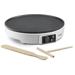 Macchina Per Crepes 30cm 1000w Bianca - Cre245 - Simeo