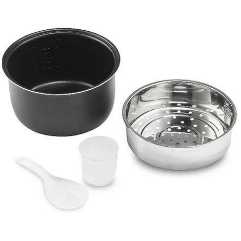 Cuociriso 3l 500w Inox/nero - Crm230 - Simeo 3 Cuociriso 3l 500w Inox/nero - Crm230 - Simeo - immagine 3