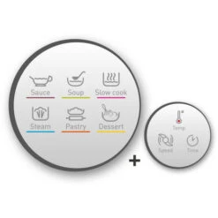 Robot Da Cucina Multifunzione 3l 1550w Bianco/grigio - Hf80cb10 - Moulinex -Piccoli Elettrodomestici Negozio 70416670 4