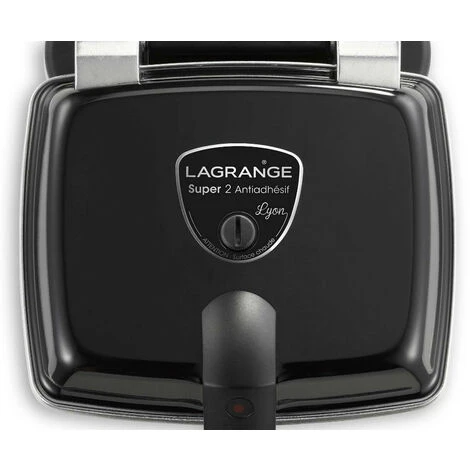 Macchina Per Waffle 1000w Nera - 039126 - Lagrange 2 Macchina Per Waffle 1000w Nera - 039126 - Lagrange - immagine 2