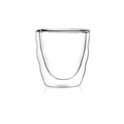 Bodum 11477-10 Pilatus - Set 2 Bicchieri In Vetro A Doppia Parete, 0,08 L -Piccoli Elettrodomestici Negozio 70671774 3