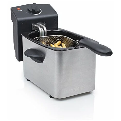 Tristar FR-6919 Friggitrice, 800 W, Inossidabile 18/8, Acciaio/Nero 1 Tristar FR-6919 Friggitrice, 800 W, Inossidabile 18/8, Acciaio/Nero