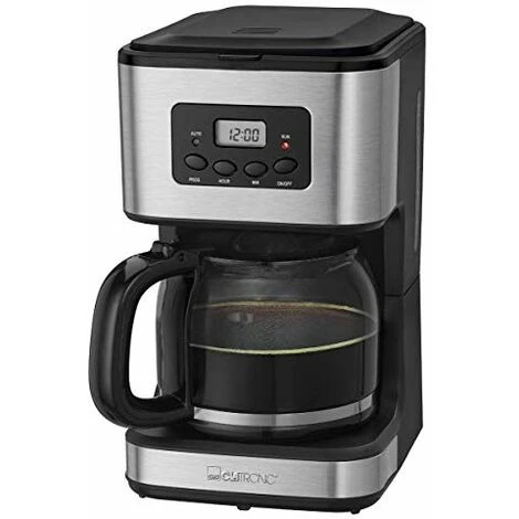 Clatronic KA 3642 Macchina Per Caffè Con Filtro Per 12 14 Tazze, 1,5 L, Acciaio Inossidabile, Timer, Inox Nero 1 Clatronic KA 3642 Macchina Per Caffè Con Filtro Per 12 14 Tazze, 1,5 L, Acciaio Inossidabile, Timer, Inox Nero