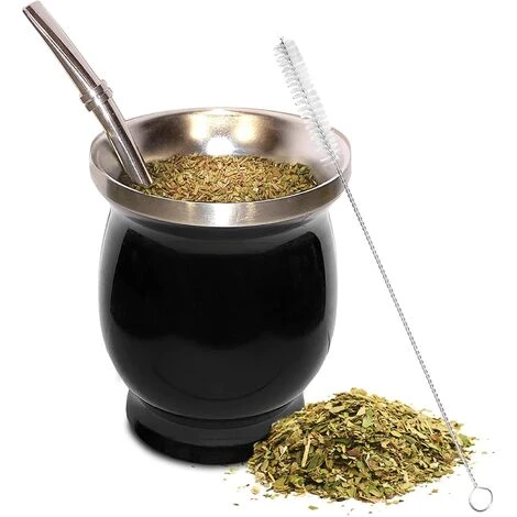 Bombilla Calabash Mate Kit Per Yerba Mate E Spazzola Per Bottiglie - Contiene 1 Tazza 1 Cannuccia Filtrante In Acciaio Inossidabile Di Alta Qualità 1 Spazzola Per La Pulizia 3 Ebook Gratuiti 1 Bombilla Calabash Mate Kit Per Yerba Mate E Spazzola Per Bottiglie - Contiene 1 Tazza 1 Cannuccia Filtrante In Acciaio Inossidabile Di Alta Qualità 1 Spazzola Per La Pulizia 3 Ebook Gratuiti