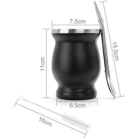 Bombilla Calabash Mate Kit Per Yerba Mate E Spazzola Per Bottiglie - Contiene 1 Tazza 1 Cannuccia Filtrante In Acciaio Inossidabile Di Alta Qualità 1 Spazzola Per La Pulizia 3 Ebook Gratuiti 2 Bombilla Calabash Mate Kit Per Yerba Mate E Spazzola Per Bottiglie - Contiene 1 Tazza 1 Cannuccia Filtrante In Acciaio Inossidabile Di Alta Qualità 1 Spazzola Per La Pulizia 3 Ebook Gratuiti - immagine 2