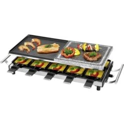 Profi Cook PC-RG 1144 Raclette 10 Tegami Acciaio Inox