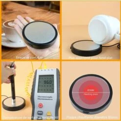 Scalda Tazze Da Caffè, Sottobicchiere Riscaldato Elettrico USB, Scalda Teiera, Fornisce Una Temperatura Costante Per Caffè, Latte E Bevande In Ufficio E A Casa -Piccoli Elettrodomestici Negozio 71080174 4