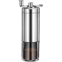 Macinacaffè Manuale Con Regolazioni Esterne, Macina Conica In Ceramica