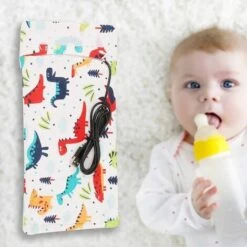 Scaldabiberon USB - Delaman Scaldabiberon Portatile Da Viaggio Scaldabiberon Coperchio Per Isolamento Termostato Ciambella (Color : Dinosaur-Pattern) -Piccoli Elettrodomestici Negozio 71884593 3