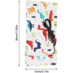 Scaldabiberon USB - Delaman Scaldabiberon Portatile Da Viaggio Scaldabiberon Coperchio Per Isolamento Termostato Ciambella (Color : Dinosaur-Pattern) -Piccoli Elettrodomestici Negozio 71884593 4