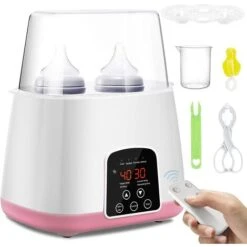 Scaldabiberon Elettrico, Sterilizzatore Per Biberon Elettrico Portatile 6 In 1 Con Display A LED E Controllo Della Temperatura, Per Sterilizzare/scongelare/riscaldare Gli Alimenti