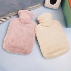 Nuova Borsa Scaldamani, Borsa Dell'acqua Calda Con Copertura In Tessuto Peluche A Due Mani, Borsa Scaldamani Riempita D'acqua In PVC (rosa) -Piccoli Elettrodomestici Negozio 71884639 3