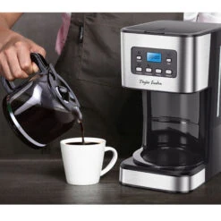 Taylor Swoden Darcy - Macchina Da Caffè 950W Con Filtro Riutilizzabile E Piatto Base Caldo, Capacità 1,5 Litri, Sistema Antigoccia, Timer, Senza BPA, Nero -Piccoli Elettrodomestici Negozio 72603453 5