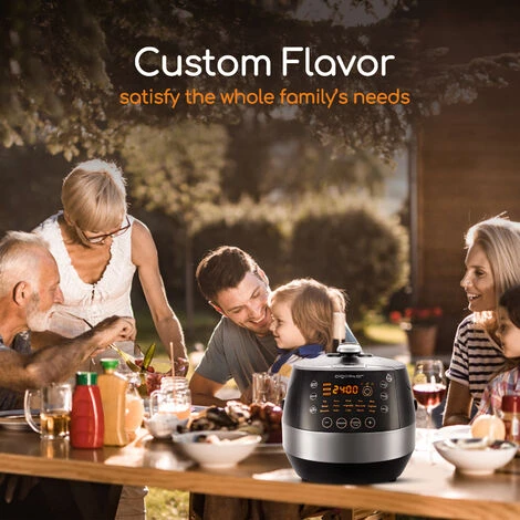 Aigostar Pentola A Pressione Programmabile E Multifunzionale, 7 In 1, Ricetta PDF Online. 5 Litri Con Pentola Interna Antianderente, 900W 3 Aigostar Pentola A Pressione Programmabile E Multifunzionale, 7 In 1, Ricetta PDF Online. 5 Litri Con Pentola Interna Antianderente, 900W - immagine 3