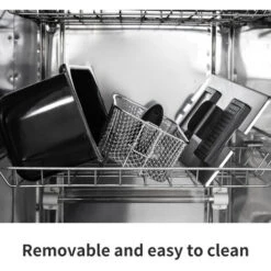 Aigostar Ushas 30HEZ - Friggitrice 2200Watts, Capacità 3Litri Con Finestra, Controllo Di Temperatura, Ciotola D'olio Removibile. Realizzata In Acciaio Inossidabile. Design Esclusivo. -Piccoli Elettrodomestici Negozio 72603479 5