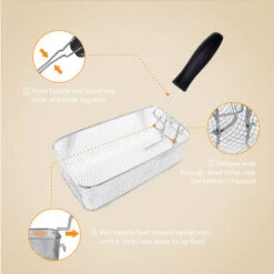 Aigostar Agni 30HEY - Friggitrice 2200Watts, Capacità 3Litri, Controllo Di Temperatura, Ciotola D'olio Removibile. Realizzata In Acciaio Inossidabile. Design Esclusivo. -Piccoli Elettrodomestici Negozio 72603514 3