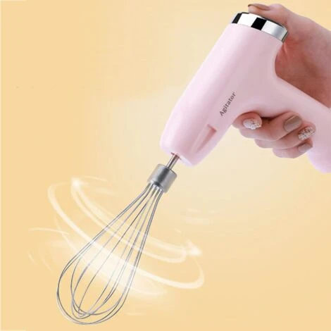 Mini Sbattitore Ricaricabile Con Fruste Tritatutto Frullino Per Uova 5 Velocità Colore: Rosa 3 Mini Sbattitore Ricaricabile Con Fruste Tritatutto Frullino Per Uova 5 Velocità Colore: Rosa - immagine 3